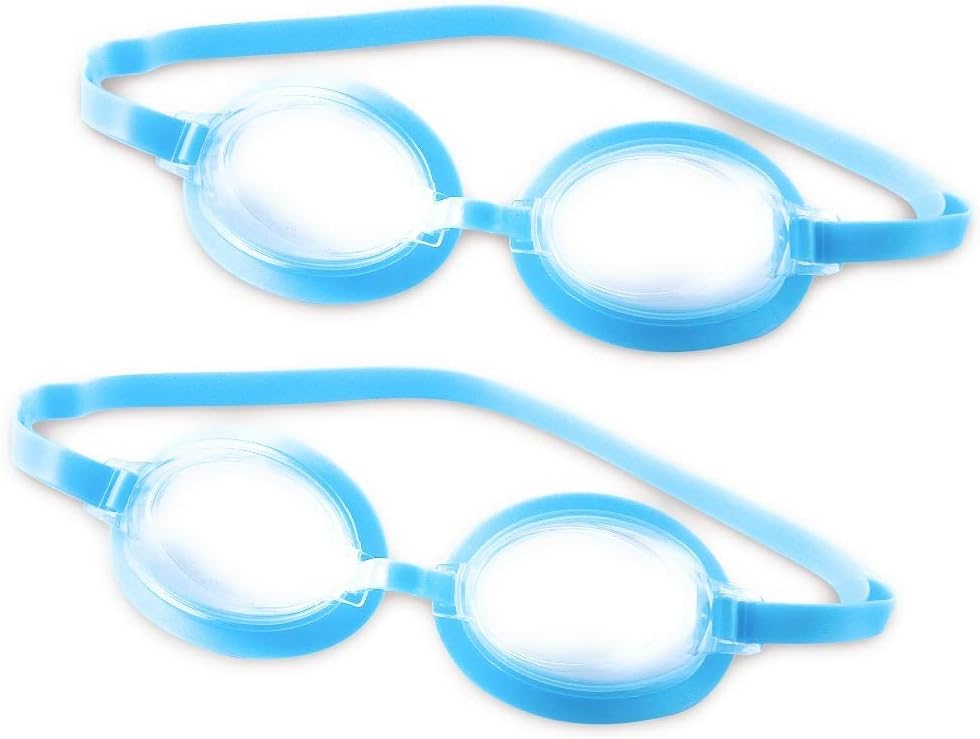 Play Day Kids 8ft 3D Transparent Quick Set Pool with 2 Goggles