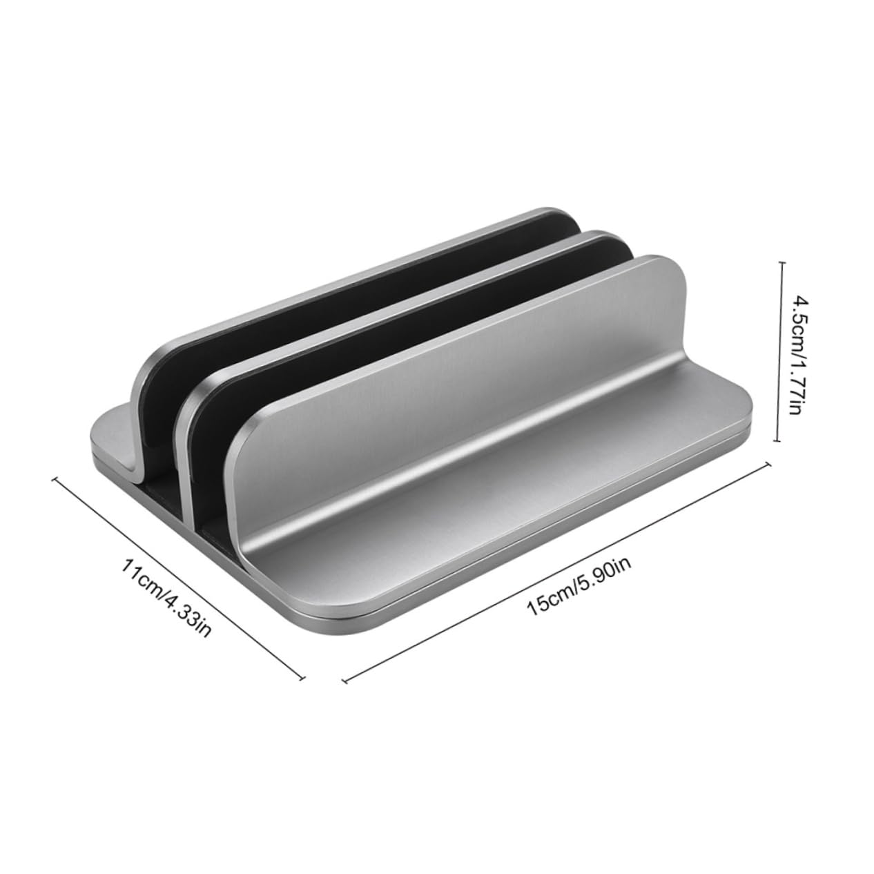 Homoyoyo Soporte Vertical Laptop Aleación Aluminio Soporte Portátil Base Escritorio