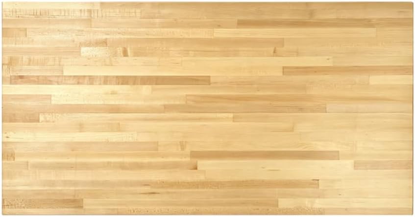 Hard Maple Solid Hardwood Butcher Block Countertop for Kitchen (25W x 30L)