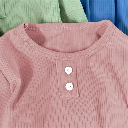 Kids Boys Girls Long Sleeve Knit Top Crewneck Ribbed Shirts Toddler Layering Knit Top Relaxed Fit Casual Basic Knitwear2