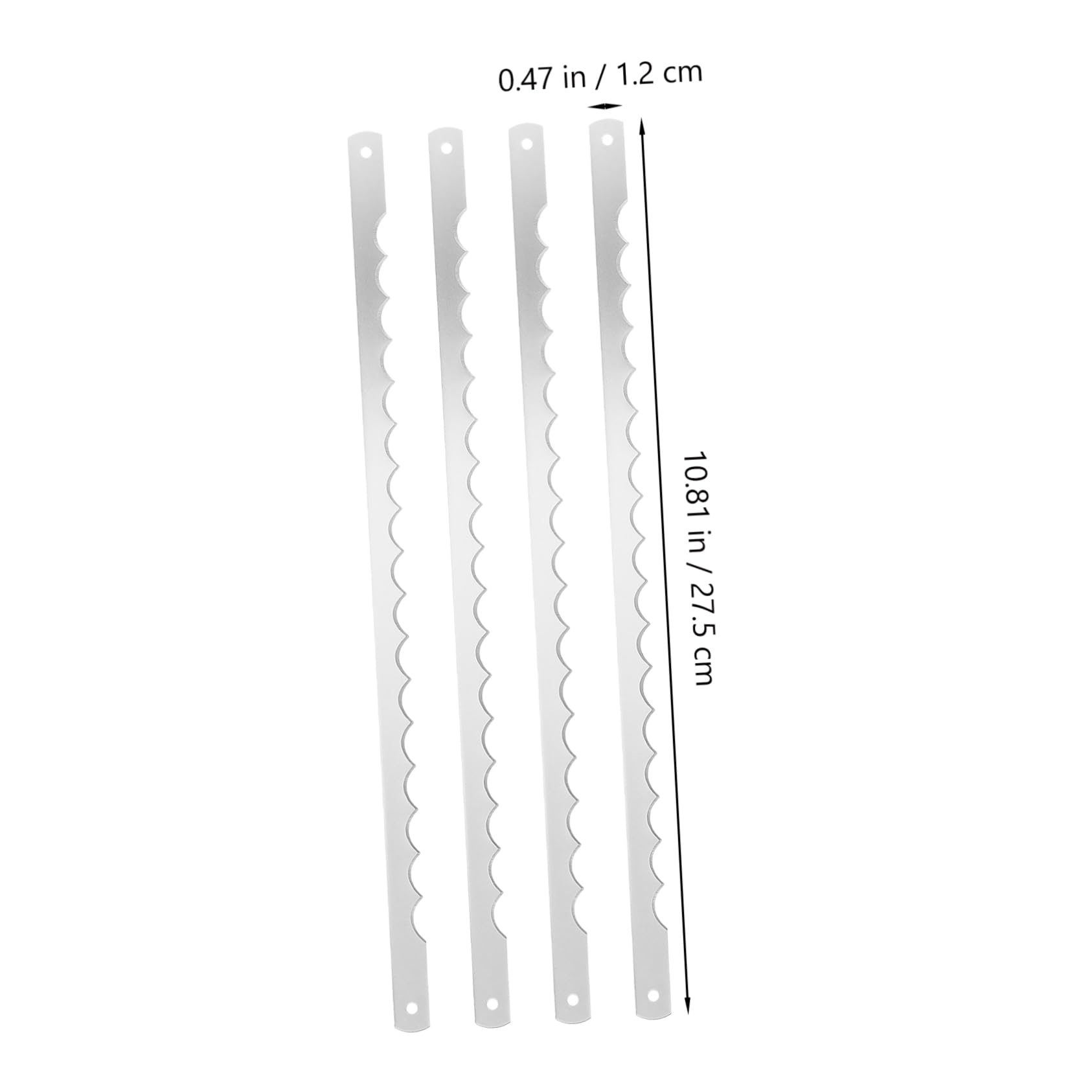 20pièces Lames De Coupe Inoxydable Pour Machine à Lames Dentelées De Remplacement Pour Trancher Et Gâteaux Outils De Cuisine Pratiques