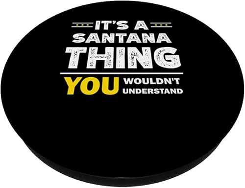 Miniatura 2 de Es una cosa de Santana que no entenderías PopSockets de apellido intercambiable PopGrip