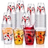 Uiifan 50 Pcs Casino Party Decoration 12oz Las Vegas Supply Game Night Cups