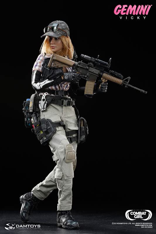 DAMTOYS 1/6 アクションフィギュア ジェミニ ヴィッキー VICKY Amazon | 【DAMTOYS】 ダムトイズ 1/6 フィギュア コンバット ガール