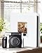 256 Pockets Large Photo Album for Polaroid i-Type/600/SX-70 Instant Photos,3.5x4.25 Picture Book Fits Fujifilm Instax Wide 400/300 Film (White)