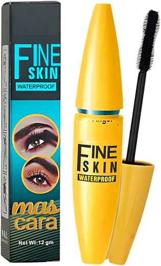 TJI 4D Waterproof Mascara for Long Lashes | Long Lasting Eye Makeup | Smudge-Proof, Curling &amp; Volumizing Mascara | Pack of 1"