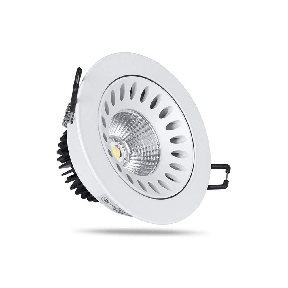 Spotlight Lights LED Recessed Slim Light IC-Rated Slim Downlight Ceiling Light Fixture LED Fire Rated Aluminum Downlight IC Rated Airtight CRI Ra80 AC 110-240V Flame Retardant Shell For Bathroom Ki