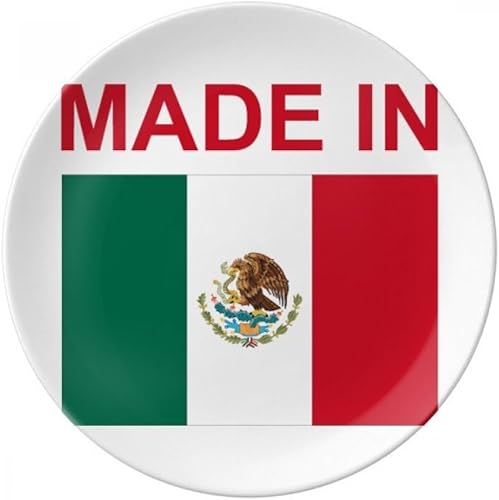 Hecho en México Country Love Plate Decorativo Porcelana Salver Vajilla Plato Cena