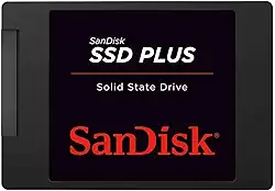 SanDisk SSD Plus, 240GB, SATA, Leitura 530MB/s, Gravação 440MB/s, SDSSDA-240G-G26, Preto