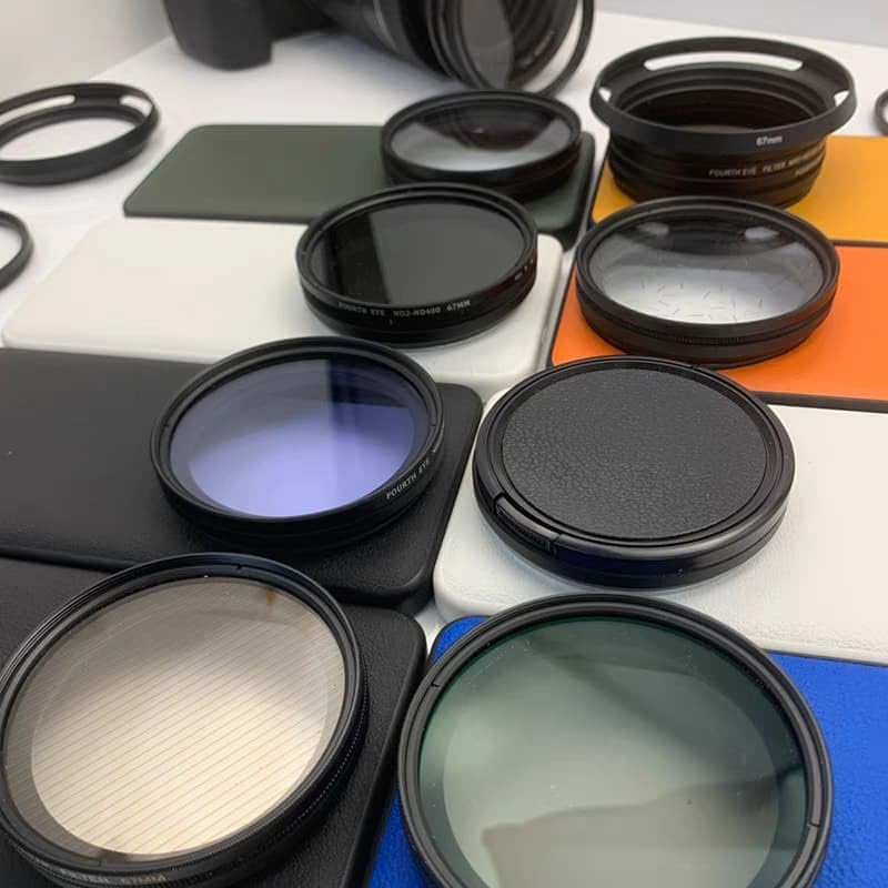 Image of GetZget Phone Case Compatible with Vivo X200 Pro, Camera Lens Cap Cover, Supports 67mm ND Filter Lens & Photography Accessories - Black