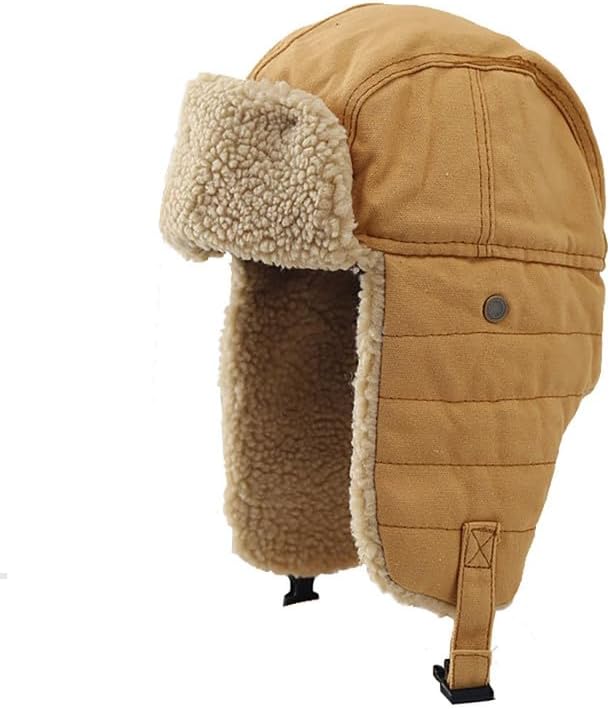 ASWER Trapper Warm Russian Trooper Hat Winter Skiing Cap Women Men Windproof - Amazon product rated Grade A