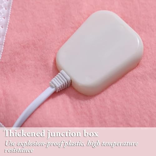 Miniatura 5 de OLOTU Heated Throw Blanket Intelligent Electric Blanket Soft Fleece Electric Throw with 9 Heating Levels  1-12 Hours Auto-Off Heated Blanket Machine