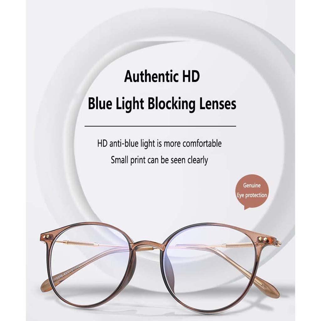 WZX Anti-blu-ray Hd Anziani Anti-luce blu Anti-fatica Gioco per computer Cornice trasparente Donna Occhiali anti-raggi blu Donna Occhiali da computer leggeri Lenti antiriflesso