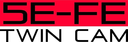 5E-FE Twin Cam decal sticker 1.5L for Toyota Paseo Tercel L40 Raim XZ10