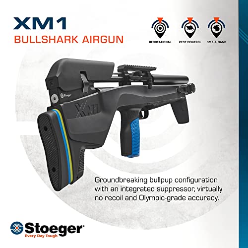 Stoeger Xm1 Bullshark - .177 Caliber - Black Synthetic With Multi-Grip System And Buttstock Spacers,Electric #TOP1
