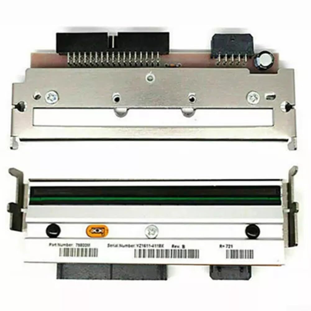 Nuova testina di stampa 79800M per Zebra ZM400 Stampante per etichette termiche 203DPI Uscita codice a barre trasparente Lunga Vita ABS Costruzione in metallo Uso industriale Standard Fit