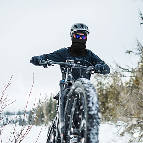Balaclava, 1Pcs Windproof Mask Adjustable Face Head Warmer For Skiing, Cycling, Motorcycle Outdoor Sports Motorcycle Tactical Skiing Face Mask (Black,1Pcs) #TOP6