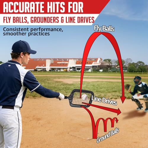 Image of ZEALFEEL Baseball Racket for Fly Balls Pro, 26 OZ Fungo Racket