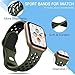 Adorve 4 Pack Sport Bands Compatible with Apple Watch Bands for Men Women 49mm 46mm 45mm 44mm 42mm 41mm 40mm 38mm,Breathable Soft Silicone Strap for iWatch Band Series 11 10 SE Ultra 9 8 7 6 5 4 3 2 1