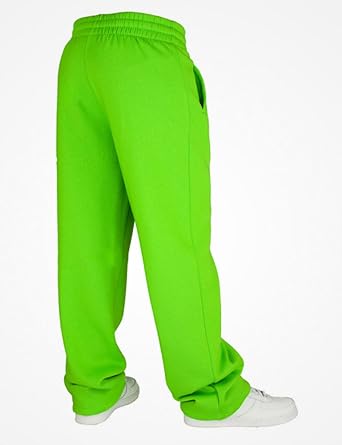 Pantalón de chándal para hombre, color verde lima Verde verde: Amazon.es:  Ropa