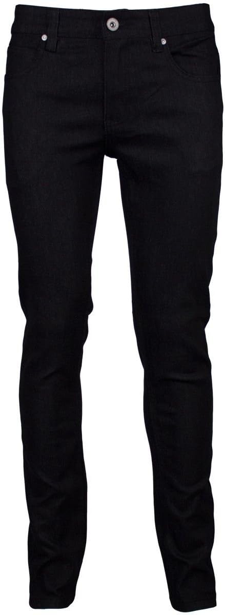 Kayden K Skinny Jeans Men's Denim Pants (Black Black)