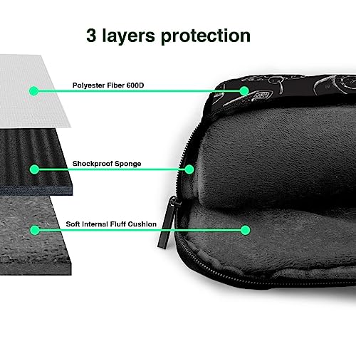 Sac à main pour ordinateur avec bandoulière imprimé tableau noir