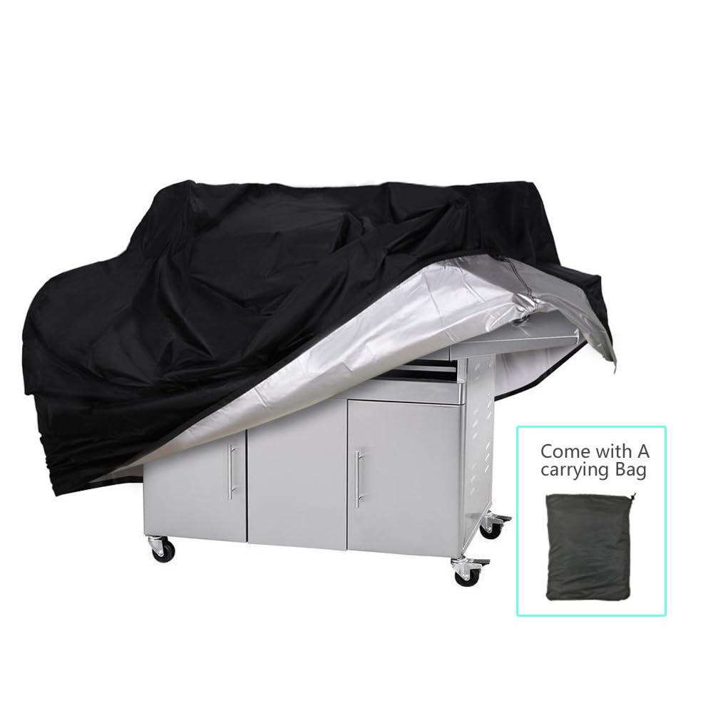 Funda Barbacoa Exterior Impermeable Cubierta De Tela Oxford For Barbacoa Al Aire Libre, Protectora For Horno Jardín(M-150X100X125CM)