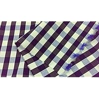 Amazon | 布人倶楽部 広幅先染めギンガムチェック 145cm幅 (黒・グレー