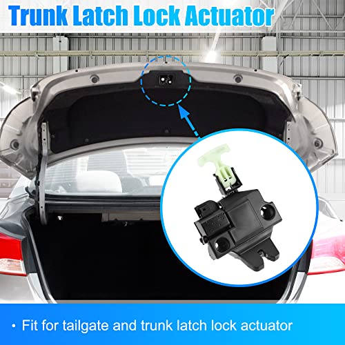 Image of X AUTOHAUX Trunk Latch Lock Actuator 64600-06041 for Toyota Camry 2012-2017 Engine Tailgate Door Latch Lock Actuator Motor