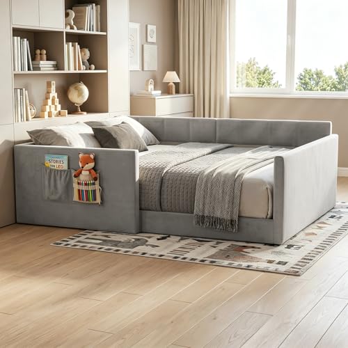 Merax Full Daybed Velvet Upholstered Sofa Bed image