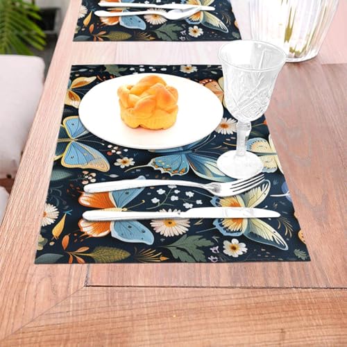 Set de table tissé PVC design élégant et finition soignée - 8