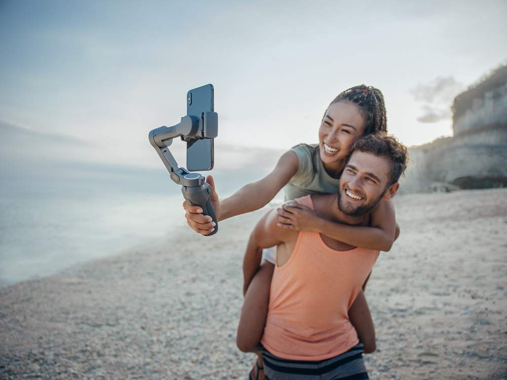 DJI Osmo Mobile 3 - Foldable Mobile Gimbal, 3-Axis Gimbal, Dynamic Design, Foldable Fun, Portable and Light, Standby Mode, Sport Mode, Story Mode, Gesture Control, Quick Roll