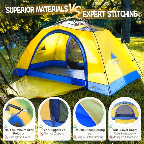 Carpa Tulip 2 Personas para Camping 3 Estaciones miniatura 6