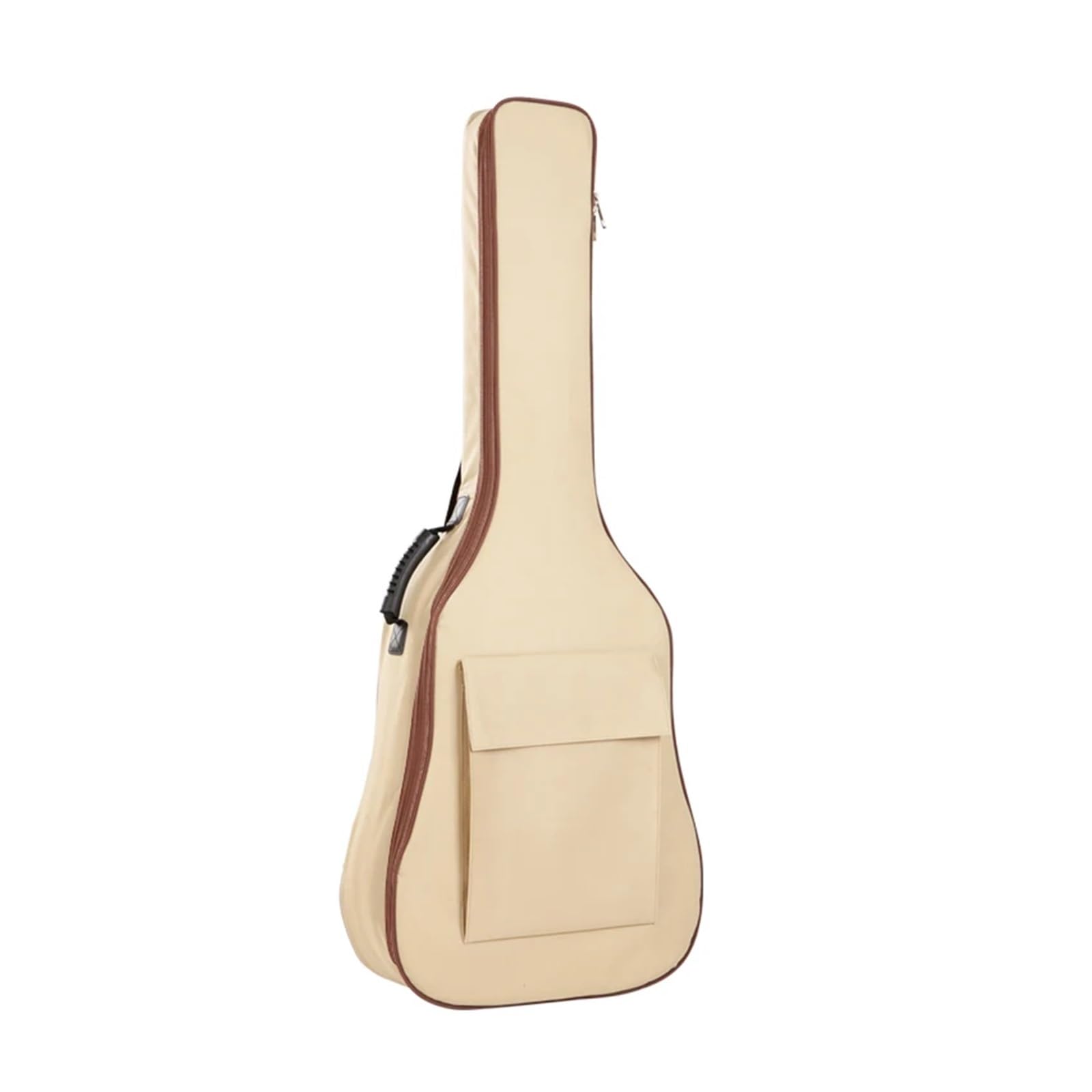 Housse Souple Pour Guitare Acoustique 41 Pouces - Nylon Rembourré, Bretelles, Poches - Noir - 2