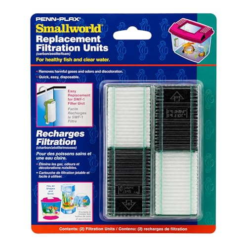 Penn-Plax Small World Replacement Aquarium Filter...
