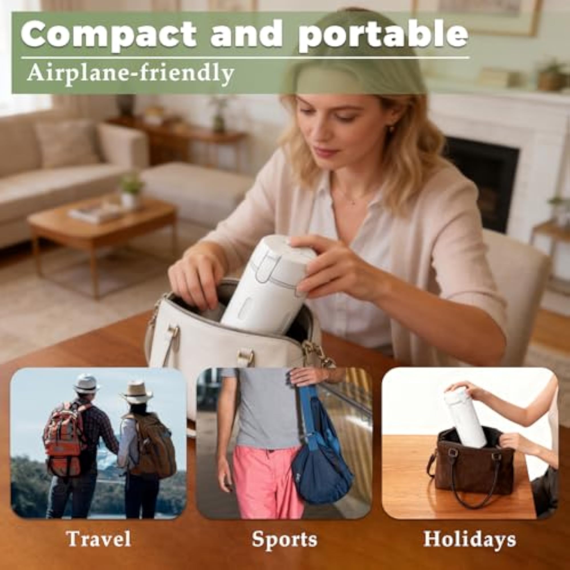 4-in-1 Travel Dispenser Bottle Set with Funnels