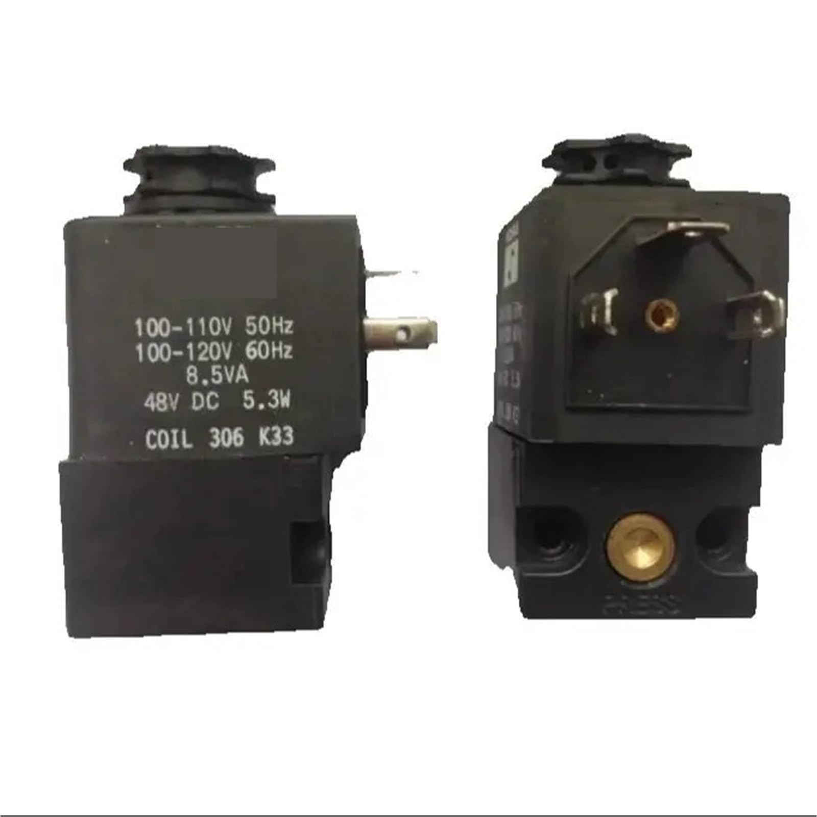 Opeusliev Dc24v 1Pc Dual Solenoid Valve Coil Ac110v Ac220v