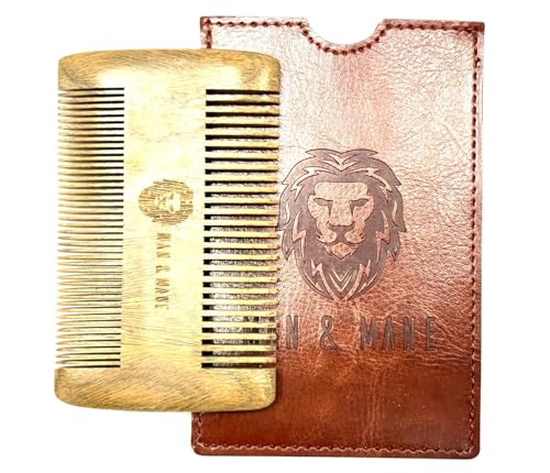 Peigne à barbe double action anti-statique élimine les nœuds en douceur