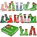 TeeHee Christmas Holiday 12-Pack Gift Socks for Women with Gift Box (Holiday-B)