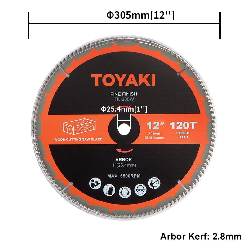TOYAKIĠ12-InchĠ120TĠHi-ATBĠBlade