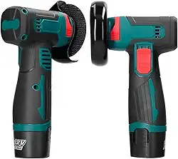 Esmerilhadeira Angular Recarregável 12V 3600mAh – Portátil, Sem Fio, 19.500 RPM, Corte e Polimento com Alta Performance