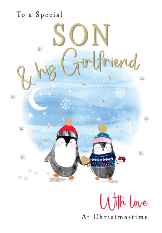 Tarjeta De Navidad Para Hijo E Nuera - Hijo Especial E Nuera - Pareja
