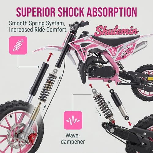Image of 50cc Dirt Bike Gas for Kids 8-14,Kids Motorcycle Gas Powered