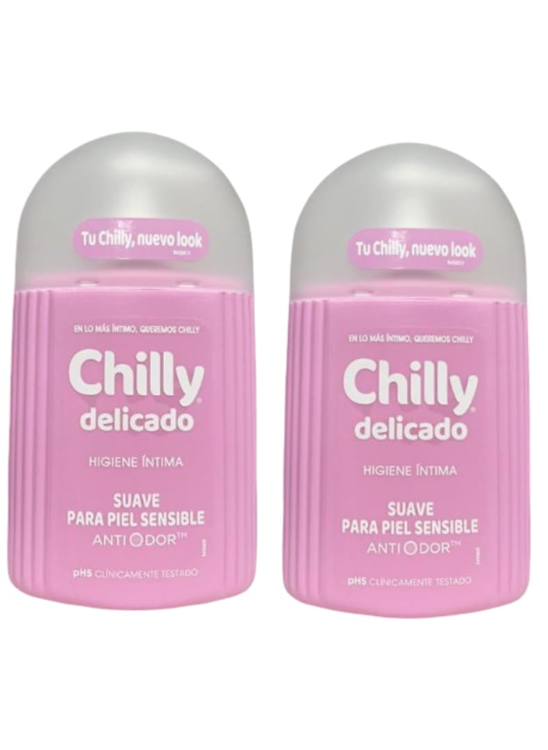 Chilly:"Formula Lenitiva" ("Lenitive Formula") Delicate Intimate Cleanser 6.76 Fluid Ounce (200ml) Package (Pack of 2) [ Italian Import ]