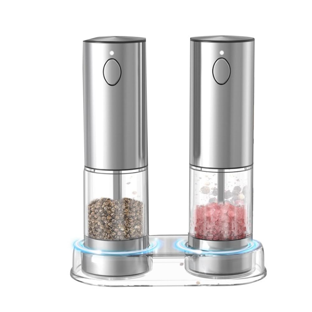 Moulin à épices automatique pour broyer le gros sel sans effort et sans salissure