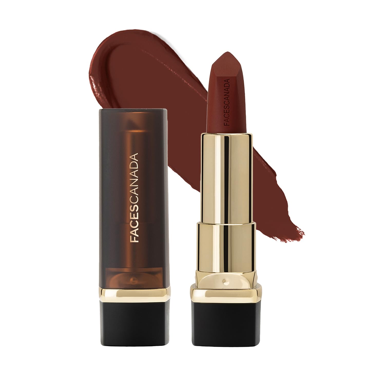 FACES CANADA Comfy Matte Creme Lipstick - Don’t You Mind, 4.2g | Long Stay | Creamy Matte Finish | Intense Color | Super Hydrating & Nourishing | Single Stroke Smooth Application