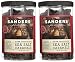 Sanders Dark Chocolate Sea Salt Caramels - 36 Ounce each Container - (SUPER VALUE 2 Pack)