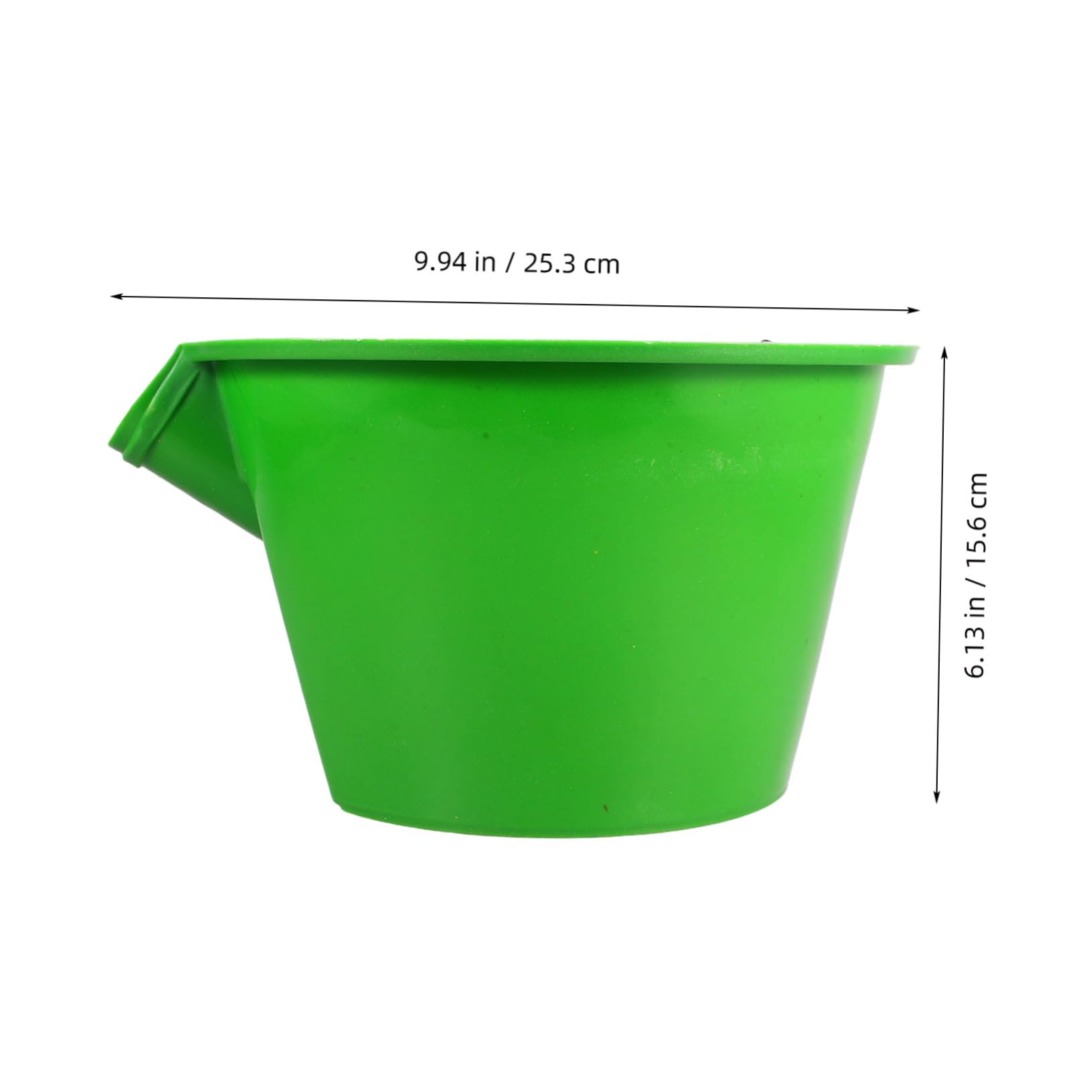 Gogogmee Garden Watering Scoop for Fertilizing Green Large P1 Portable Plastic Ladle for Bath Kitchen