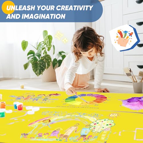 image for Donyang Yellow Wrapping Paper Craft Paper Kraft Paper Roll 15