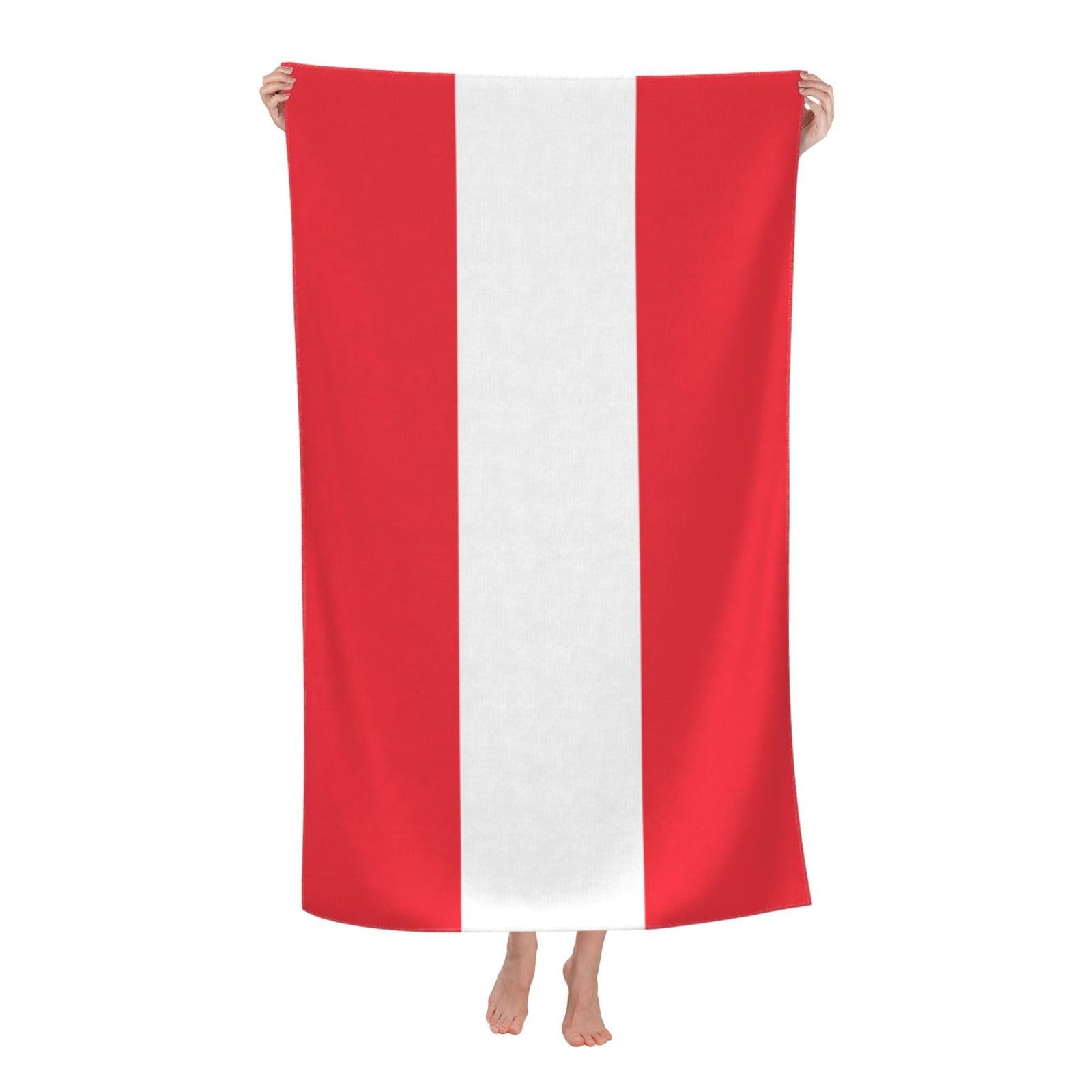 Serviette De Plage Serviettes Avec De Beaux Paysages, Nuages Colorés, Montagnes Et Rivières